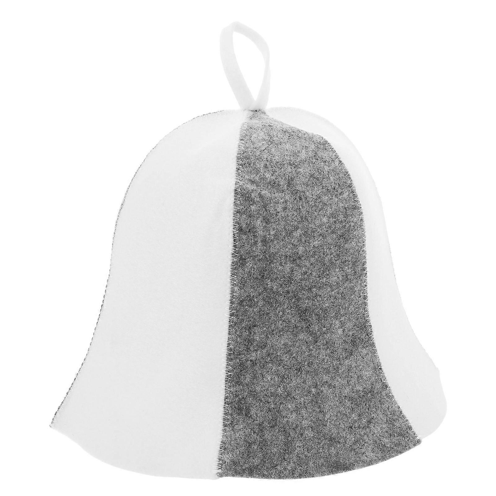 Comfortable Felt Sauna Hats Bath Hat for Sauna Use 15Pcs