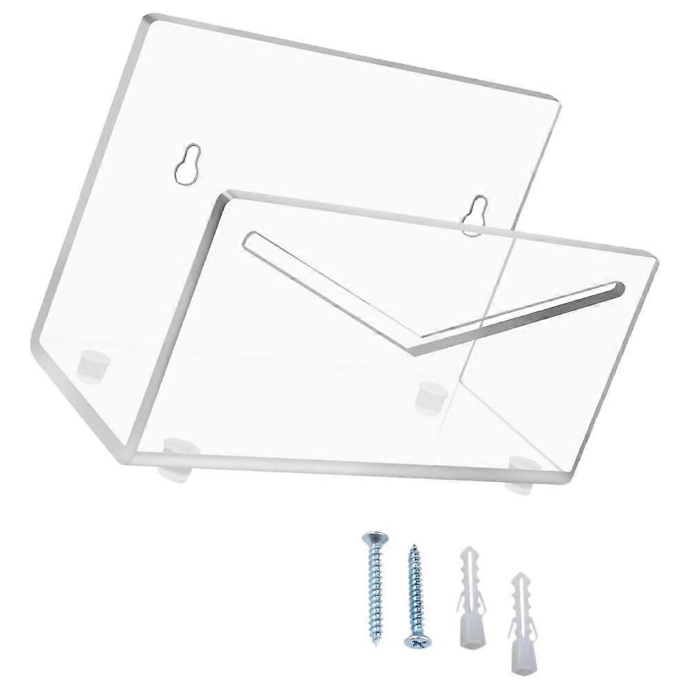 Clear Document Holder For School Environment Mail Storage With Simple Design 1 Set Acrylic Material
