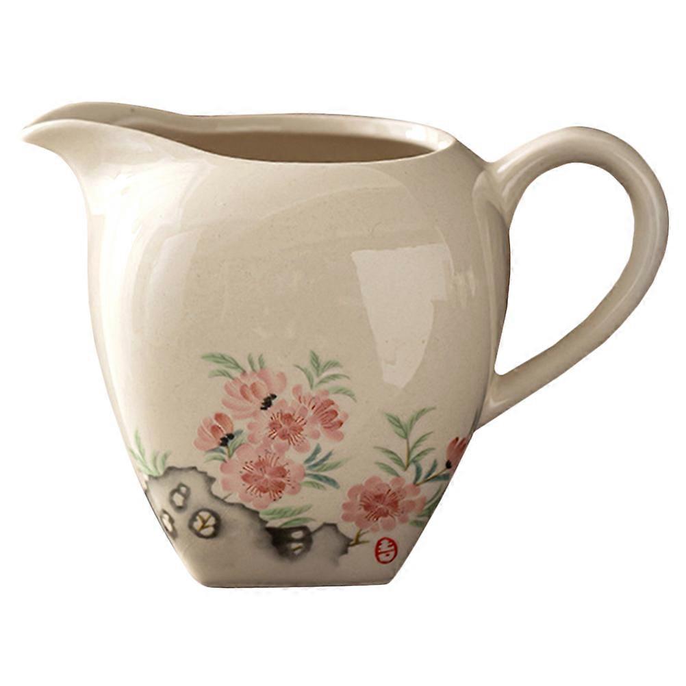 Delicate Chinese Ceramic Teacups Tea House Usage Hand Painted Patterns 1Set