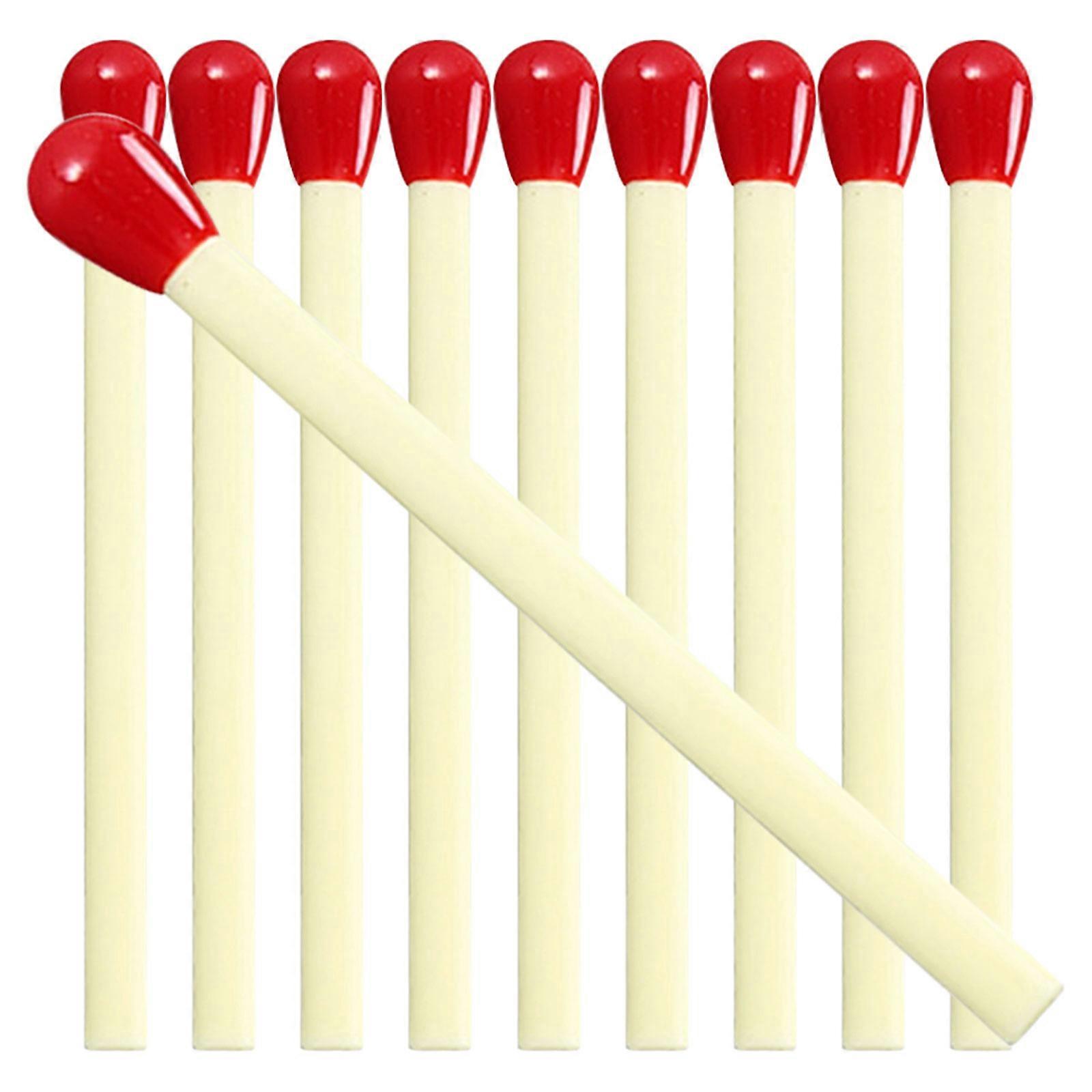 Unique Ballpoint Pens 160 Pcs Match Shaped Perfect For Graduation Events Students Practical Use Yellow Plastic