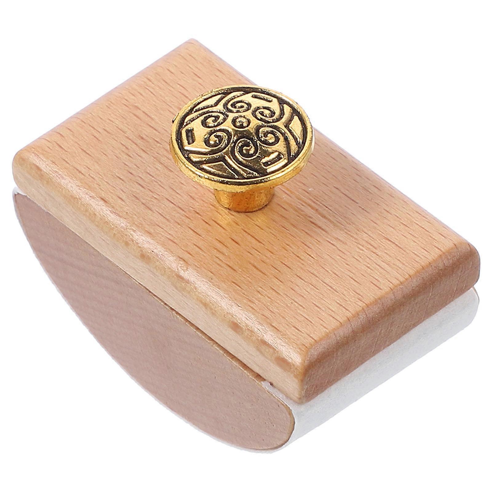Wood Rocker Blotter 2Pcs Practical Design For Writing And Calligraphy Ink Absorbing Tool