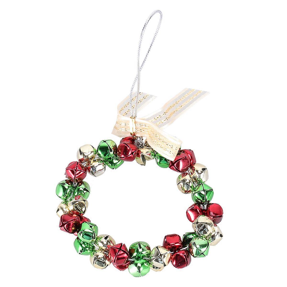 Christmas Tree Pendant Creative Bells Hanging String for 3Pcs Decor