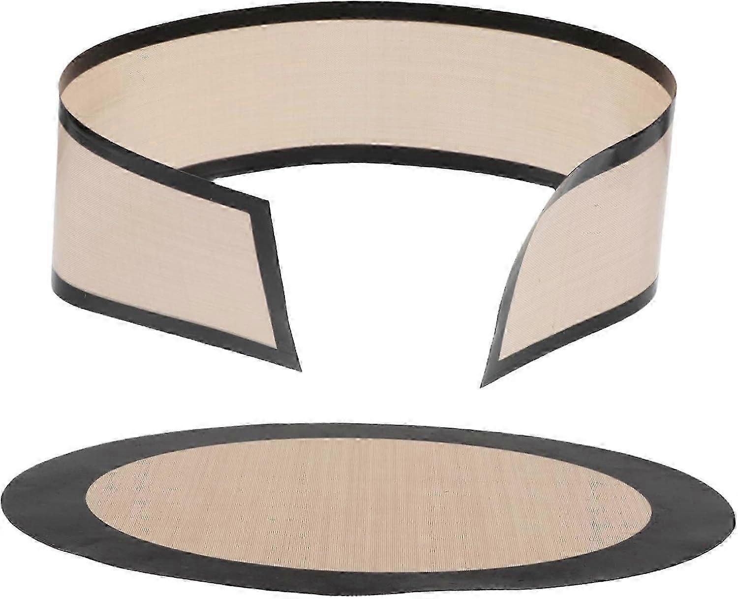 1 Set Non-stick Silicone Baking Mat Rectangle and Round Baking Mat Long Non-stick Silicone