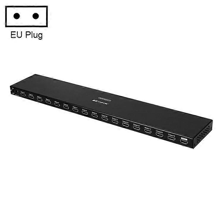 1 to 16 4K HDMI 1080P Simultaneous Display Splitter (EU Plug)