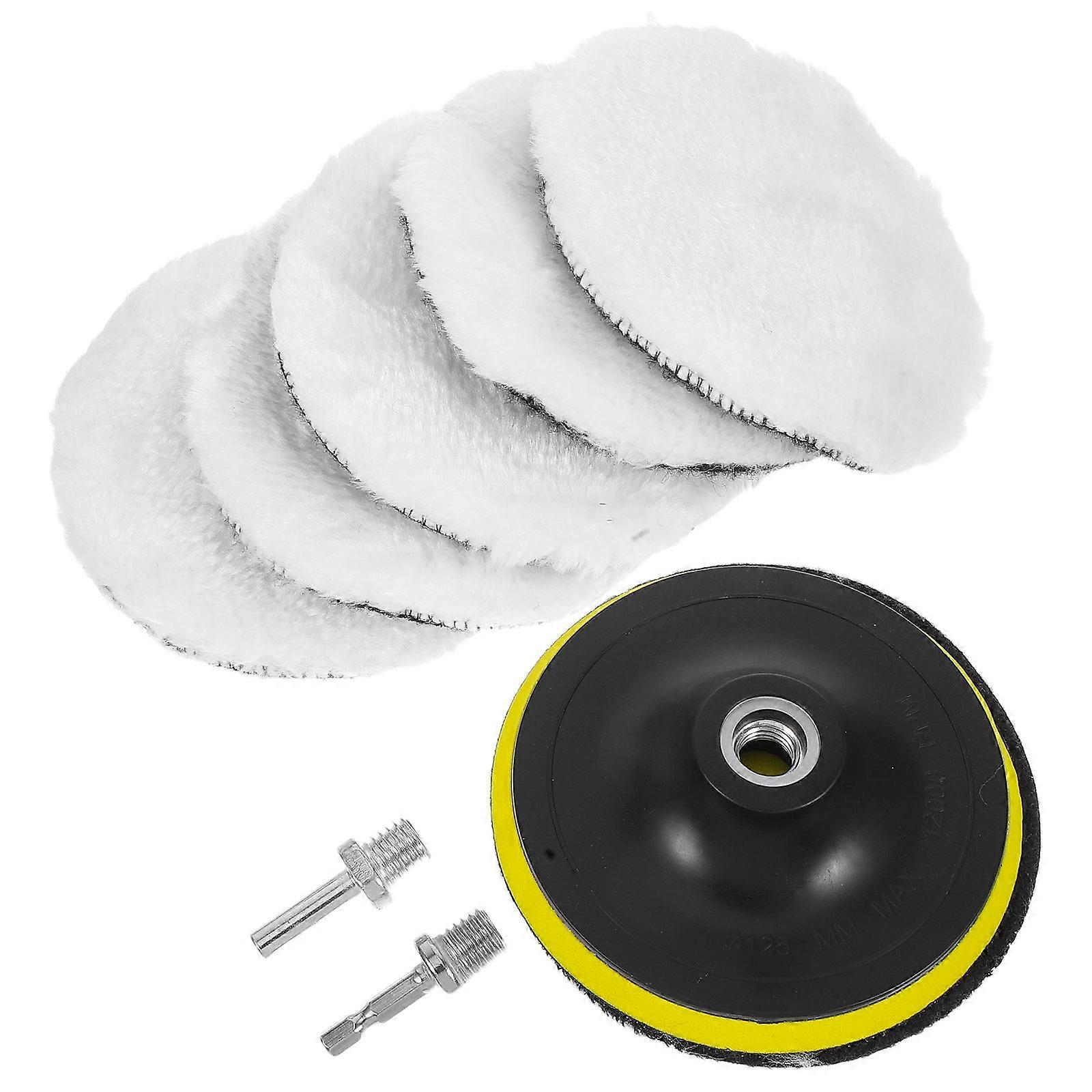 Wool Buffing Wheels Car Polishing Pads For Automotive Use 12.30X12.30X4.00CM Polishing 1 Set