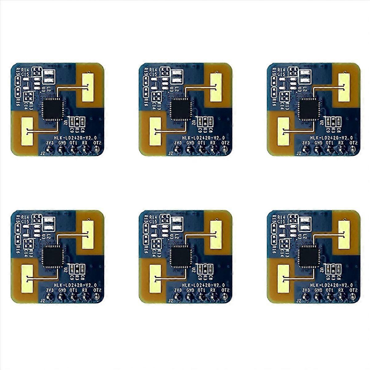 6X 24G MmWave LD2420 Human Presence Radar Sensor Motion Detection Module
