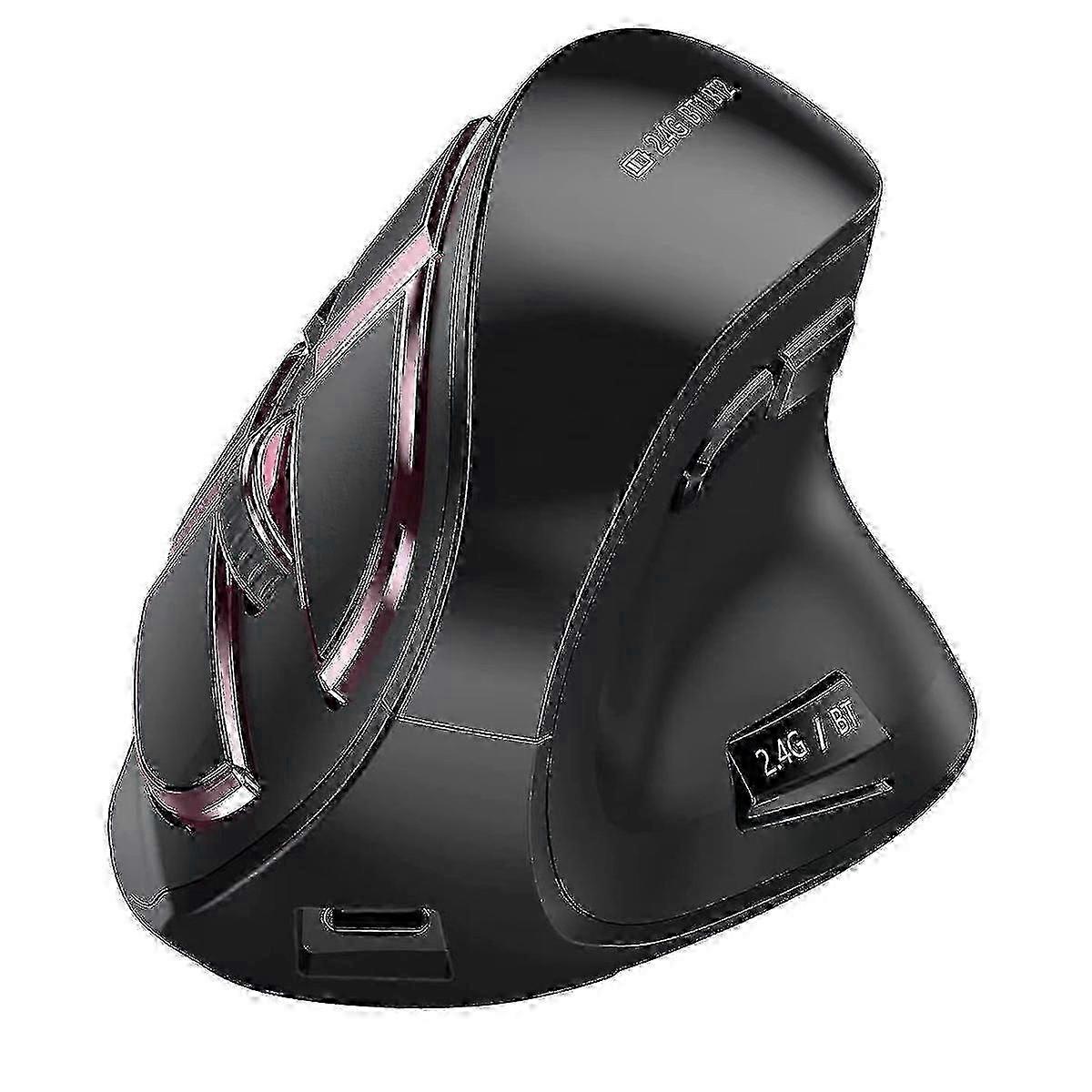 Bluetooth Vertical Wireless Mouse Rechargeable USB Wireless Mouse Ergonomics Mouse for PC Tablet Laptop Notebok-B2025