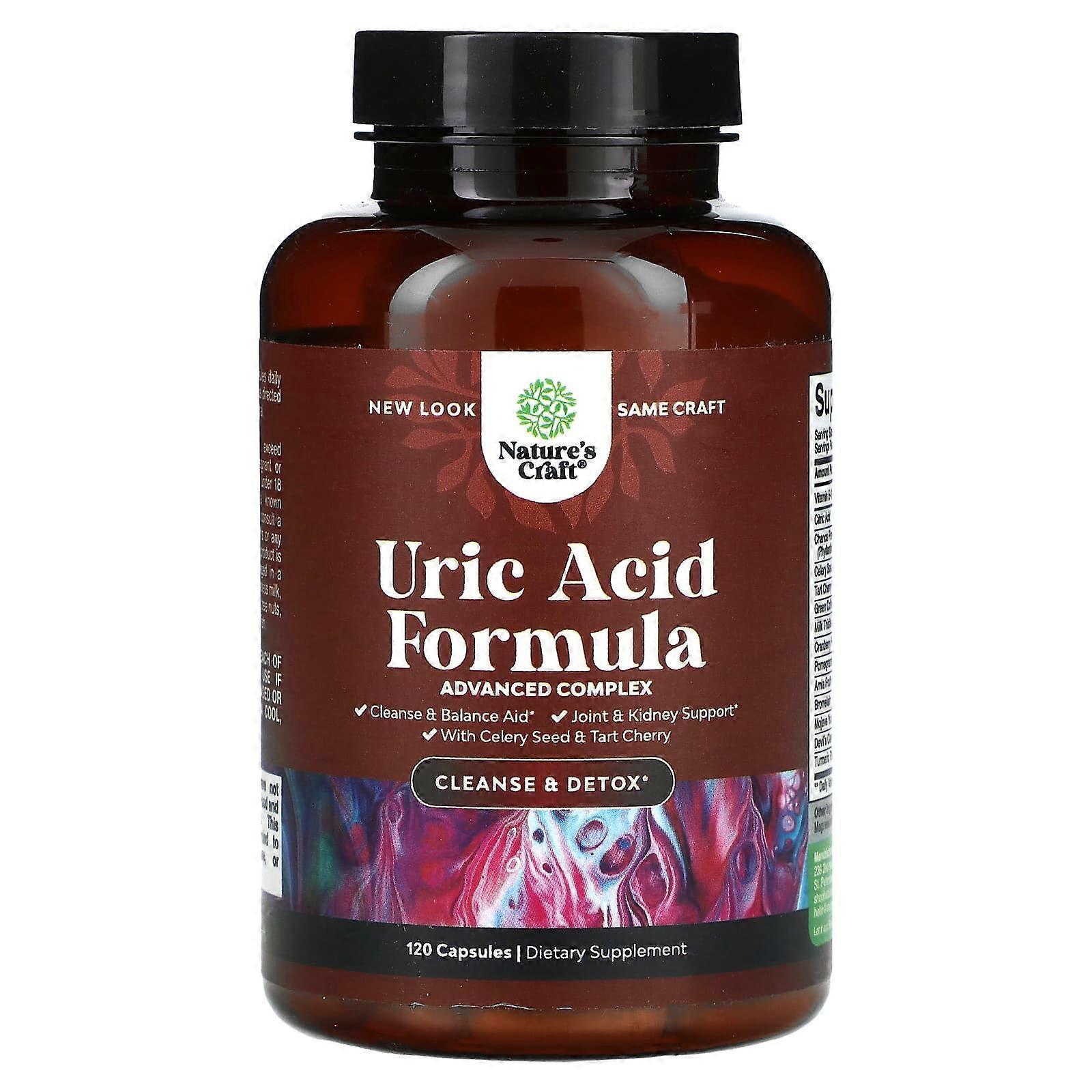 Uric Acid Formula, 120 Capsules