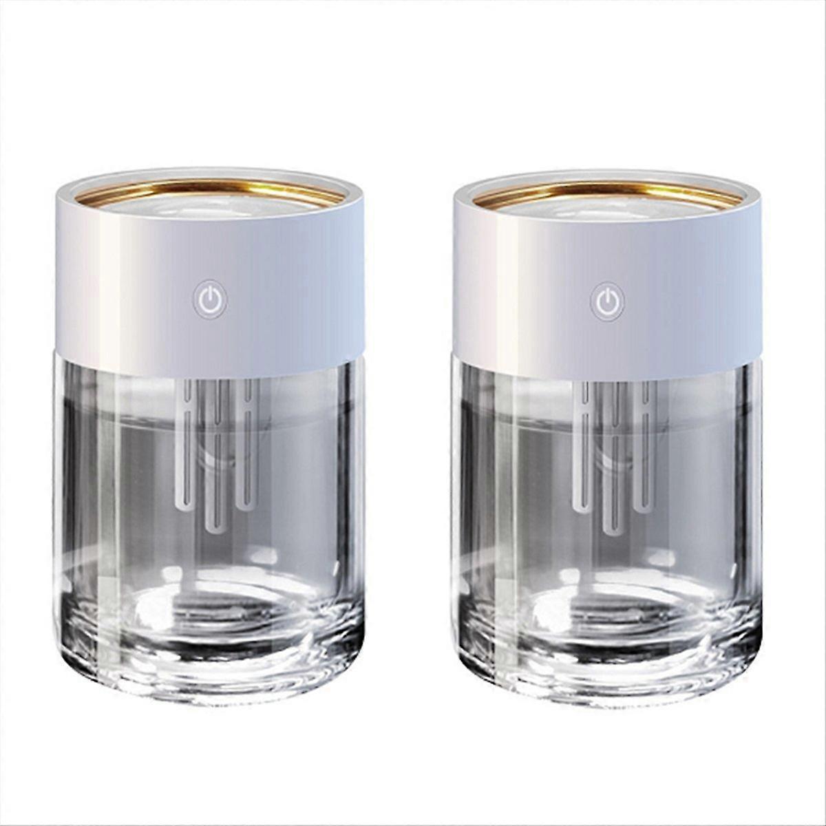 2L Large-Capacity Transparent Humidifier USB Mute with LED Lamp