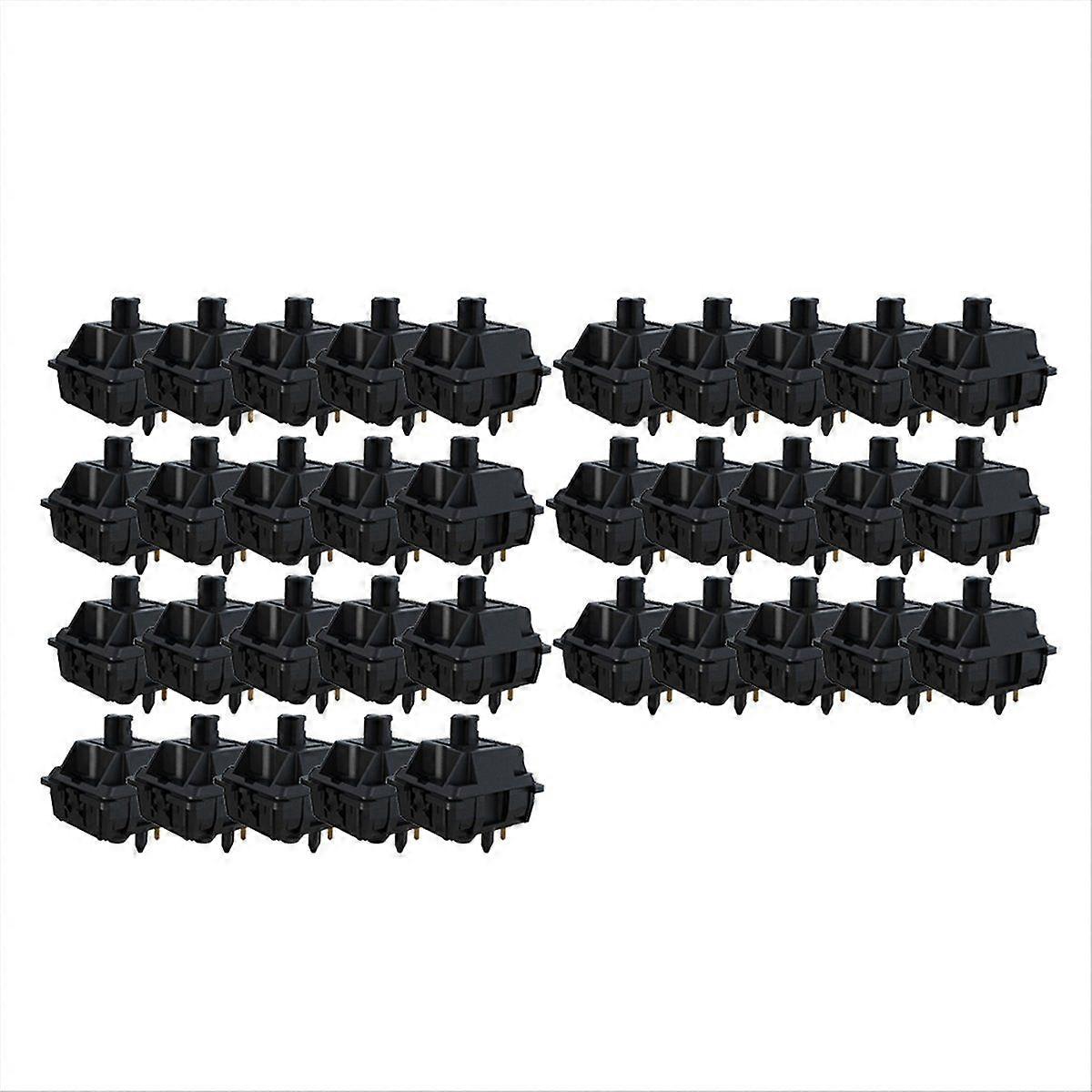 Oil Switch Three-Layer Pin Self-Lubricating Linear Handle 55gf Mechanical Keyboard Switch Accessories 35pcs