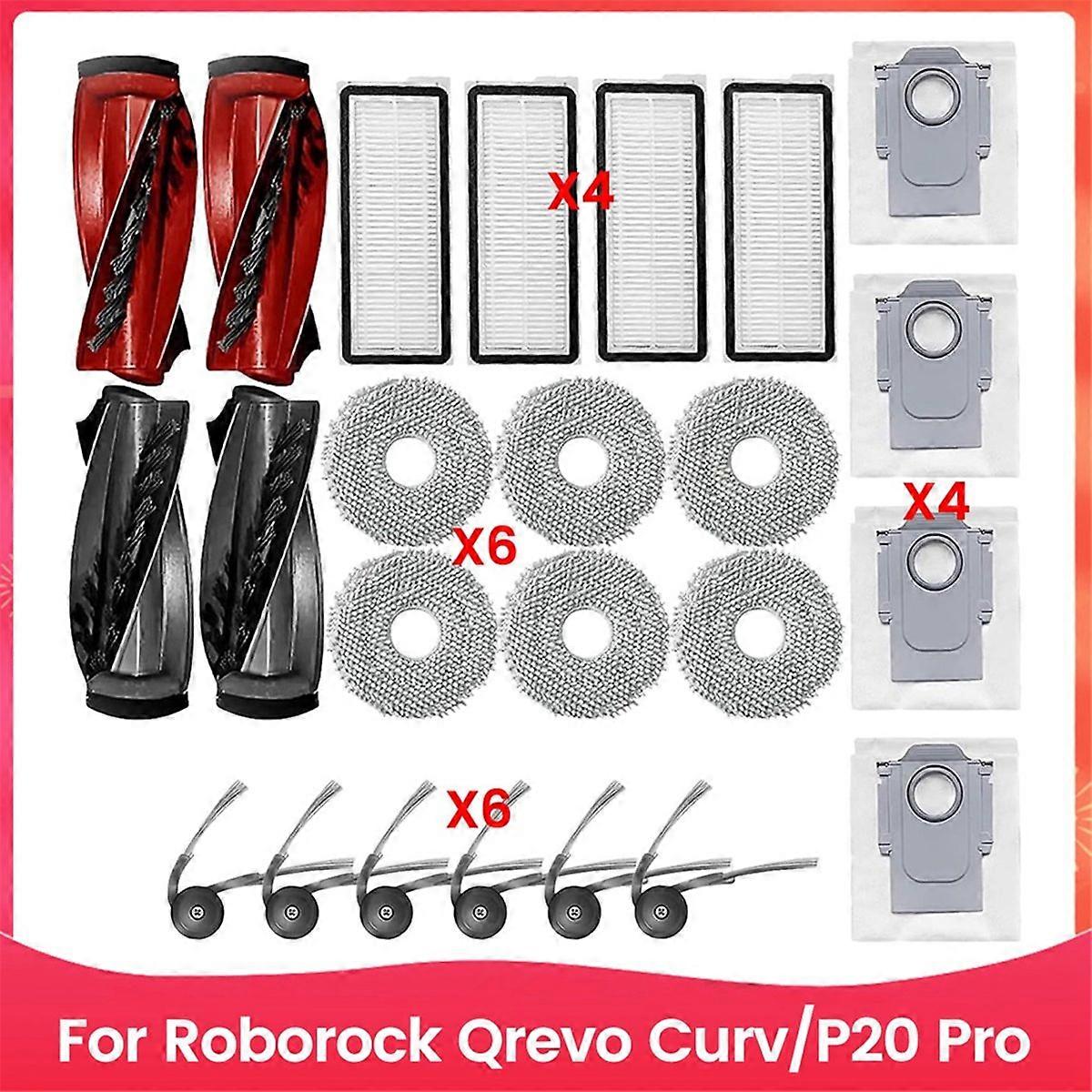For Qrevo Curv Main Side Brush Accessories Replacement Kits