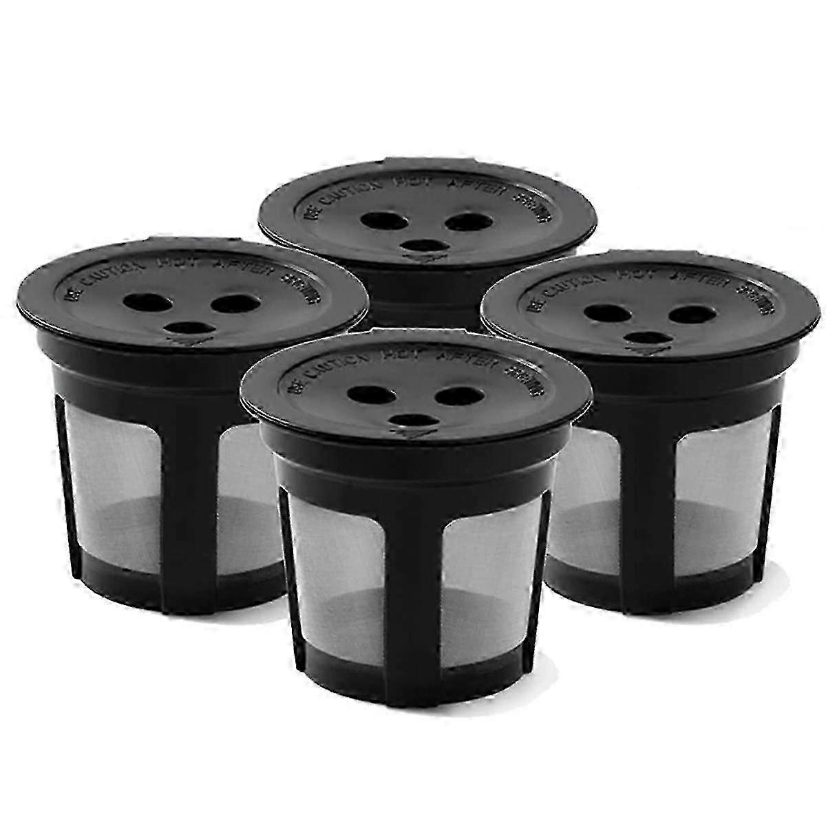 Set of 4 Reusable Coffee Pods for Dual Brew Coffee Maker Permanent Filters