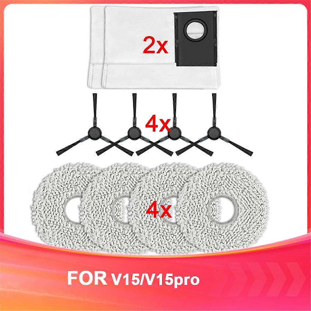 For V15/V15pro Robot Vacuum Cleaner Accessories Replacement Kit