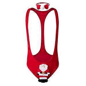 Miesten joulupukin asu, mankini-stringit, trikoot, hauska ja tuhma body