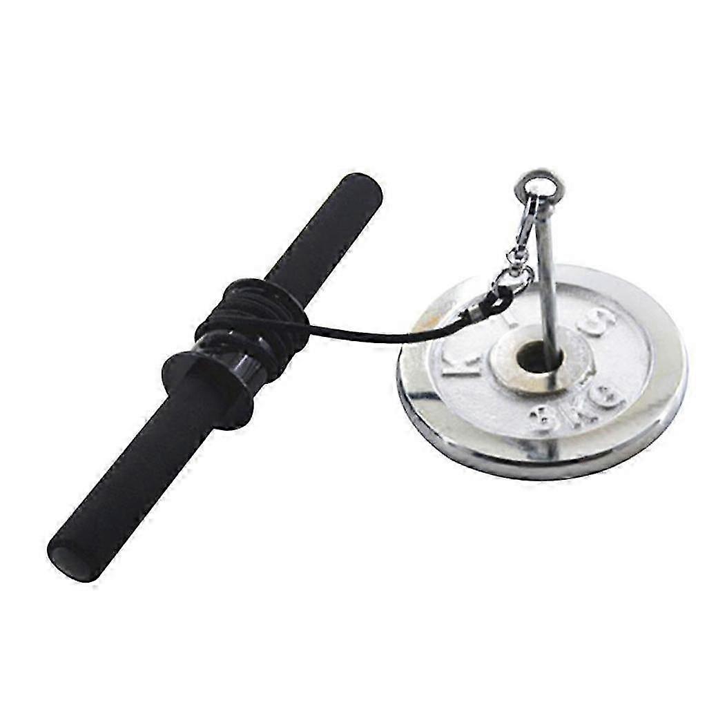 Wrist Roller Forearm Exerciser Weight Strength Bar Arms Muscle Training