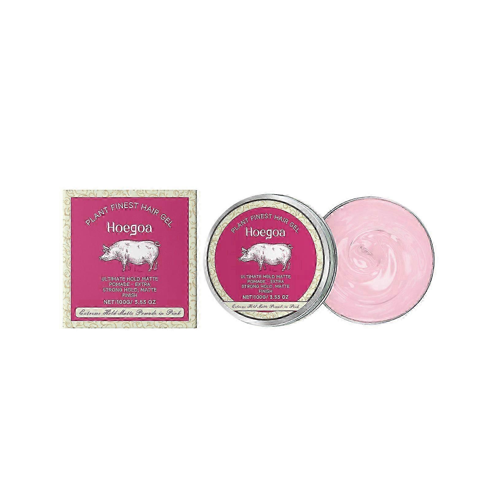 pink styling wax