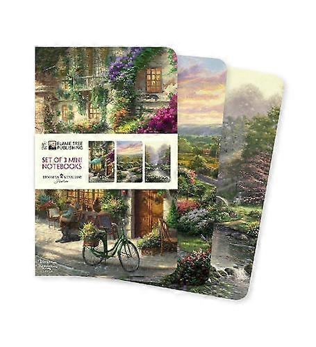 Thomas Kinkade Set Of 3 Mini Notebooks Notebook  blank book Book