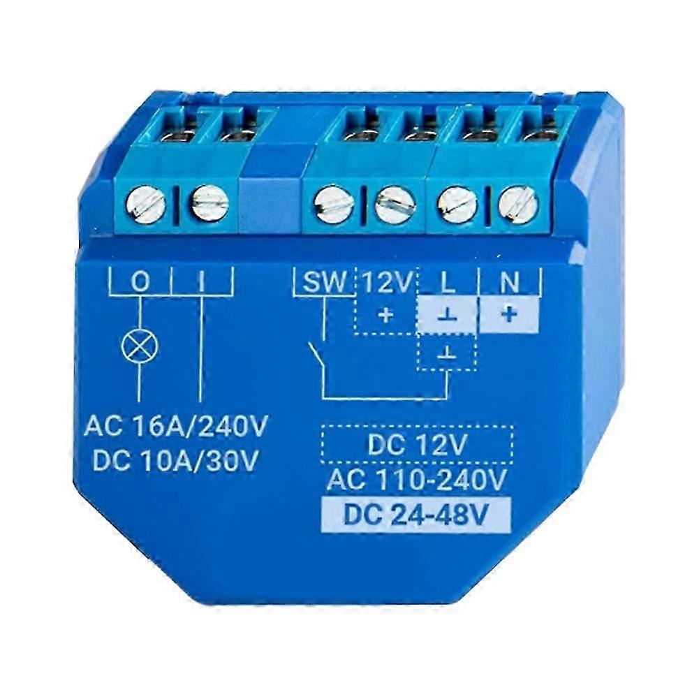 For Shelly Plus 1 Smart WiFi Relay Switch Control Monitor Power for Home Controlling Lights Apps Garage Doors