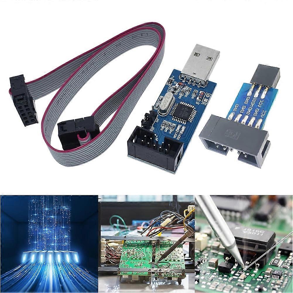 jixopn USBASP USBISP AVR Programmer ISP USB ASP ATMEGA8 ATMEGA128 (Vertical And Board)
