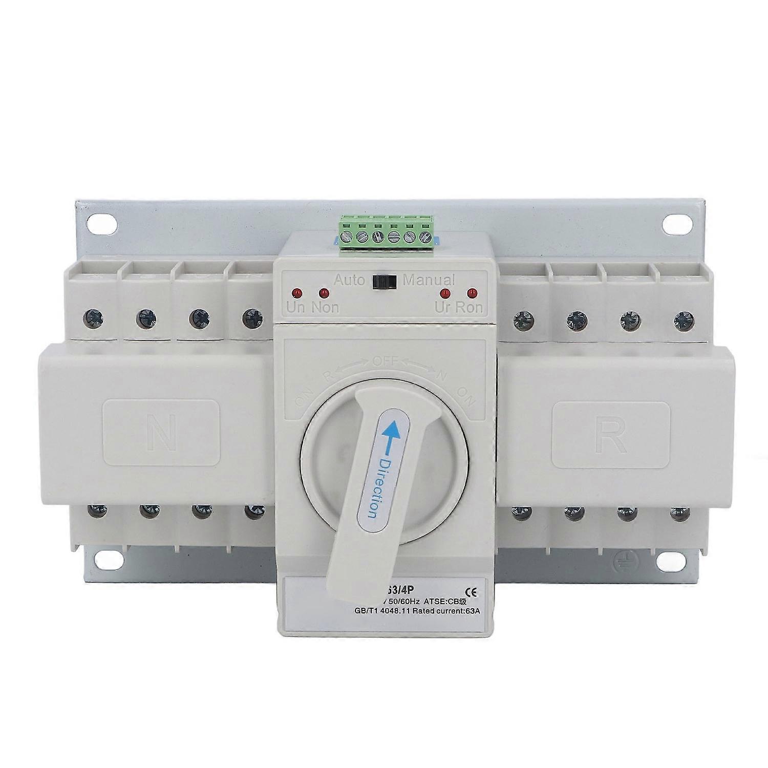4P Mini Dual Power Automatic Transfer Switch ATS CB Grade Small Generator Changeover Switch 50Hz 60H
