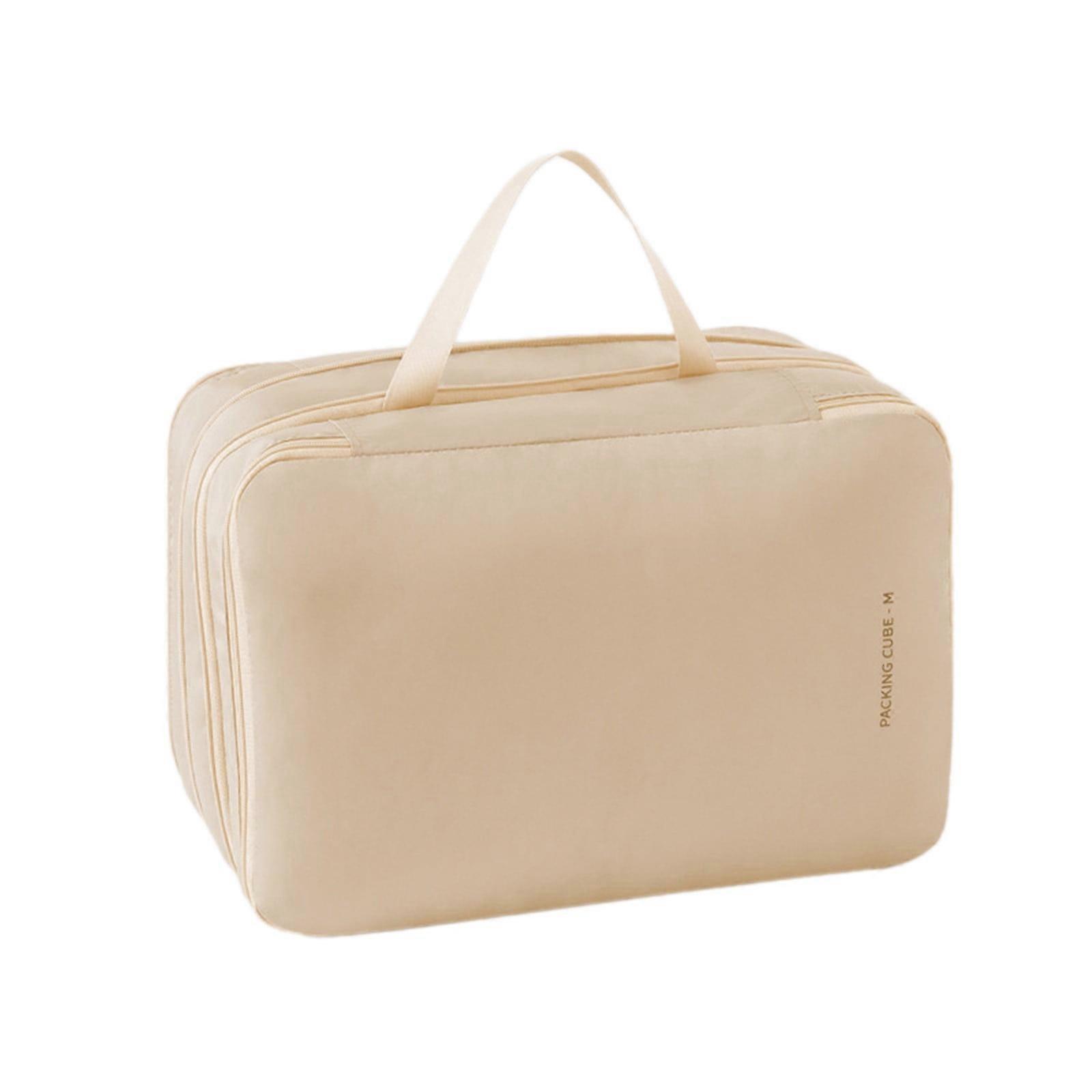 Kdkad Travel Clothes Storage Bag, Extra Large Compression Packing Cubes, 2 Layer Expandable Luggage Organizers Compatible with Suitcases & Backpacks