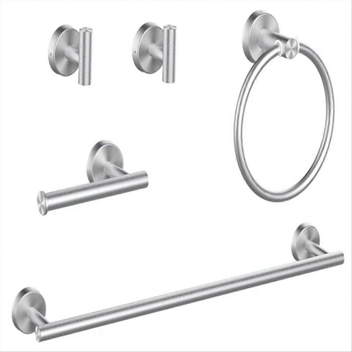 Bathroom hardware set
Home bathroom storage rack