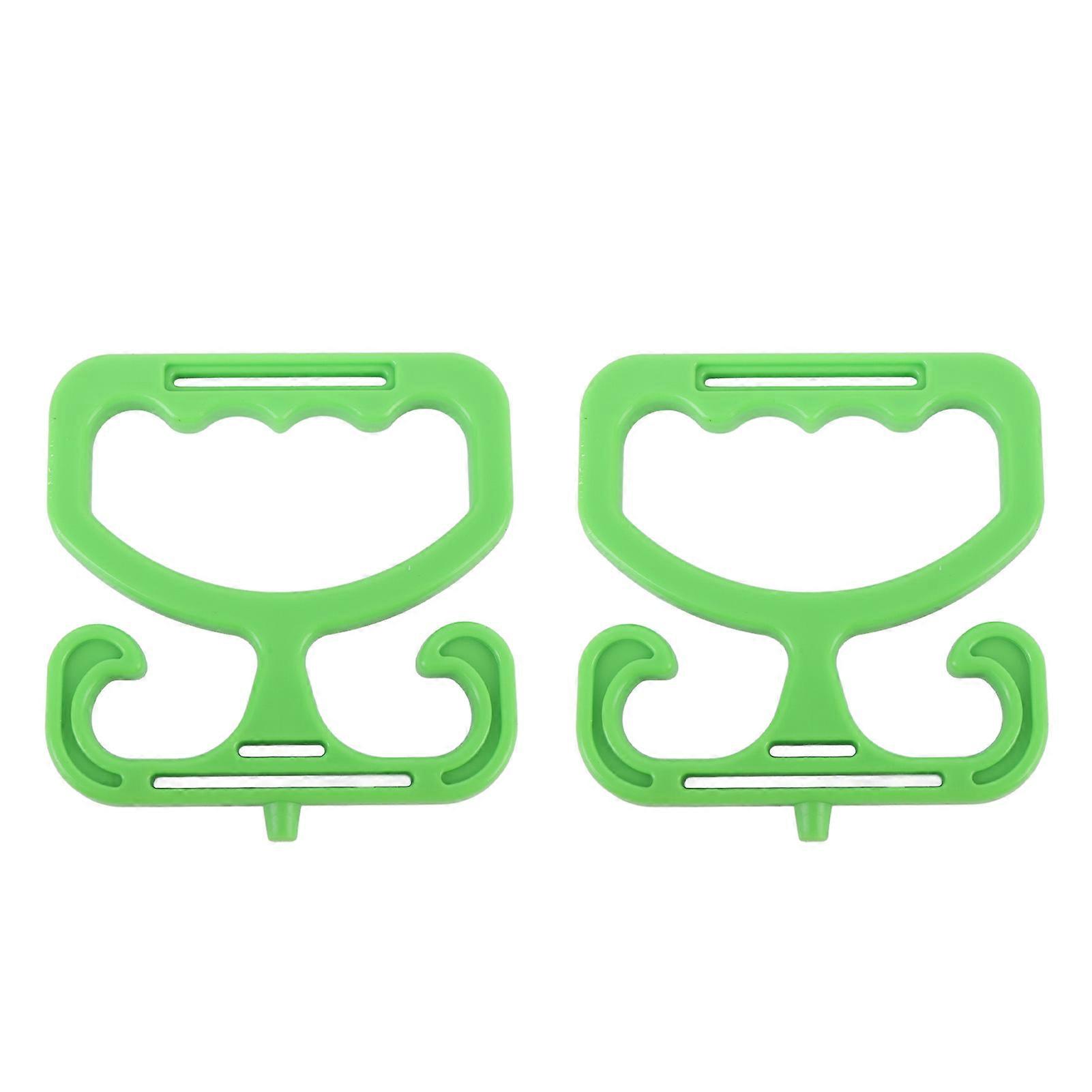 2PCS Carrier ABS βαρέων καθηκόντων κάτοχος λαβών τσαντών παντοπωλείου χωράει μέχρι 100lbs για τη μεταφορά κουβάδων τσαντών αγορών