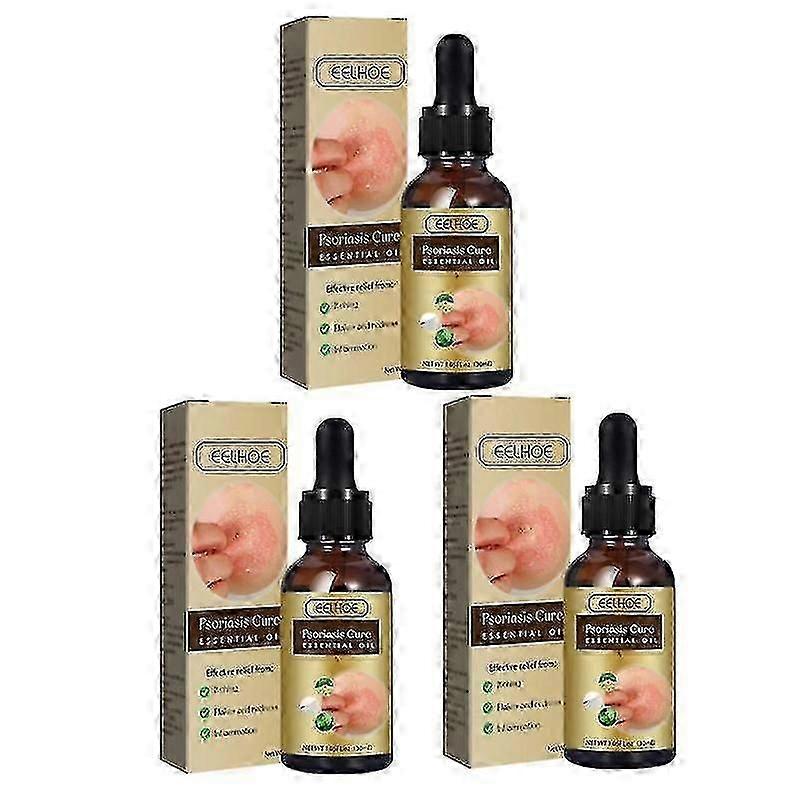 1/2/3 قطعة زيت تخفيف الصدفية يخفف من حكة الجلد وزيت العناية بالبشرة