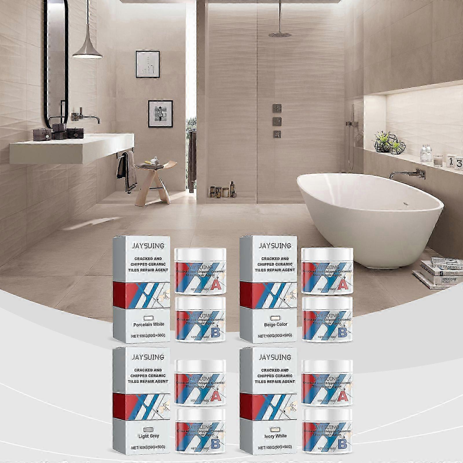 Jaysuing Tile Repair Paste Tile Falling Cracking Repair Efficient Repair Waterproof Plugging Adhesive Glue