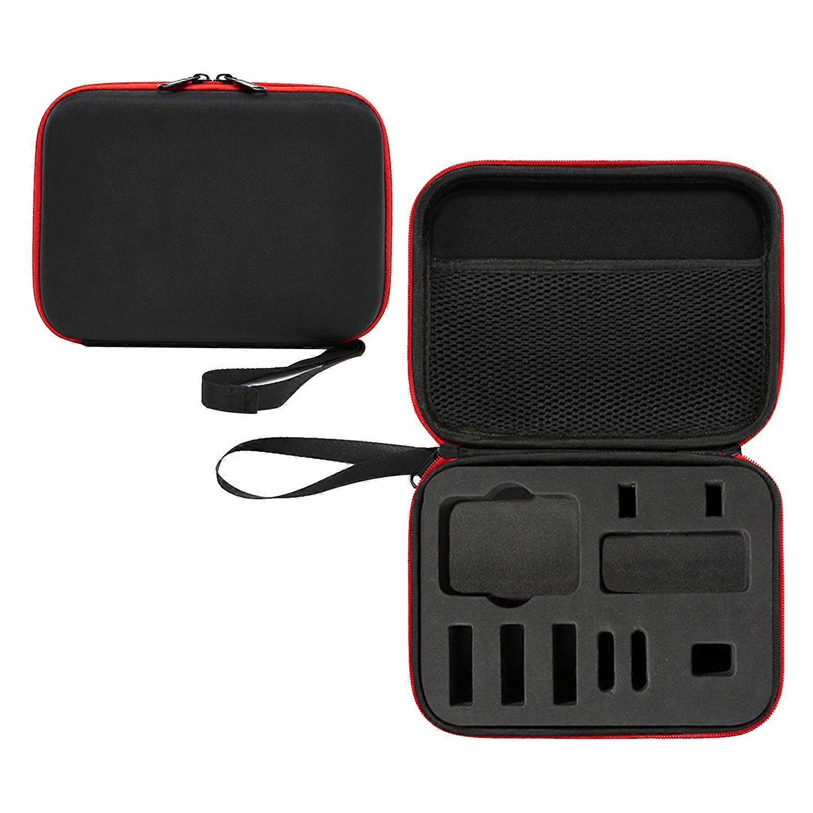 Carrying Case for DJI Action 4 Storage Case PU Leather Hard Case for DJI Osmo Action 4 Camera Accessories Handbag Multicolor
