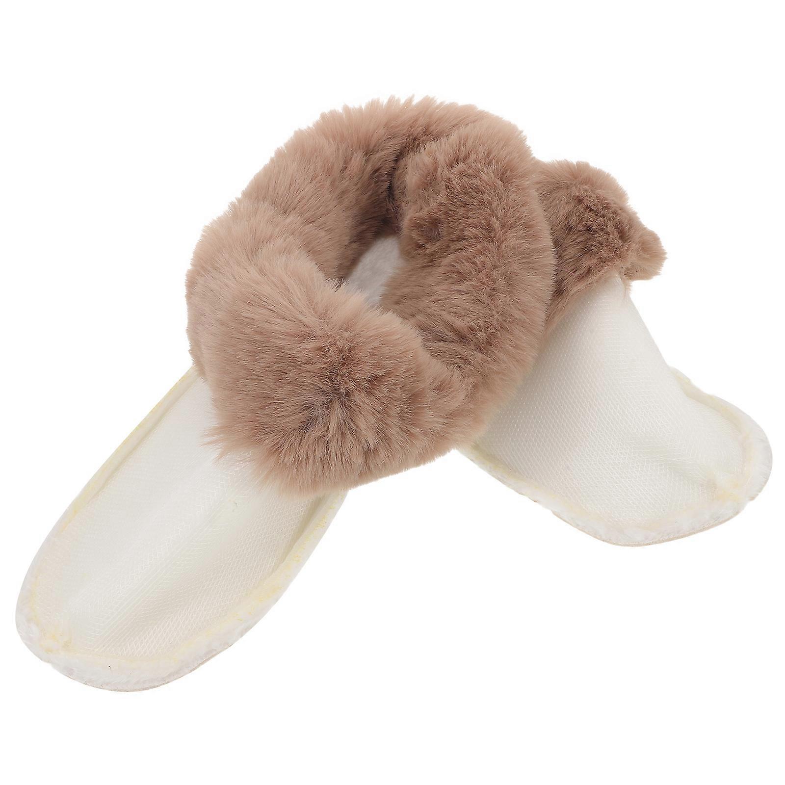 Cozy Removable Plush Clog Inserts for Winter 1Pair Warm Shoe Liners
