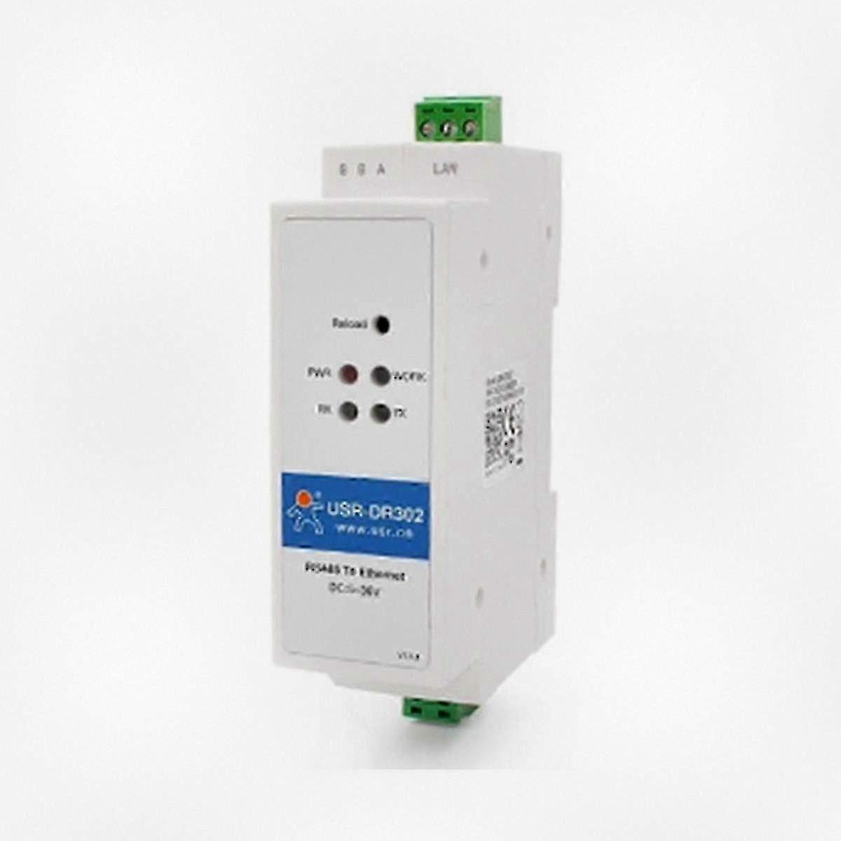DR302 DIN Rail RS485 to Ethernet TCP/IP Converter Module for Modbus RTU TCP Communication