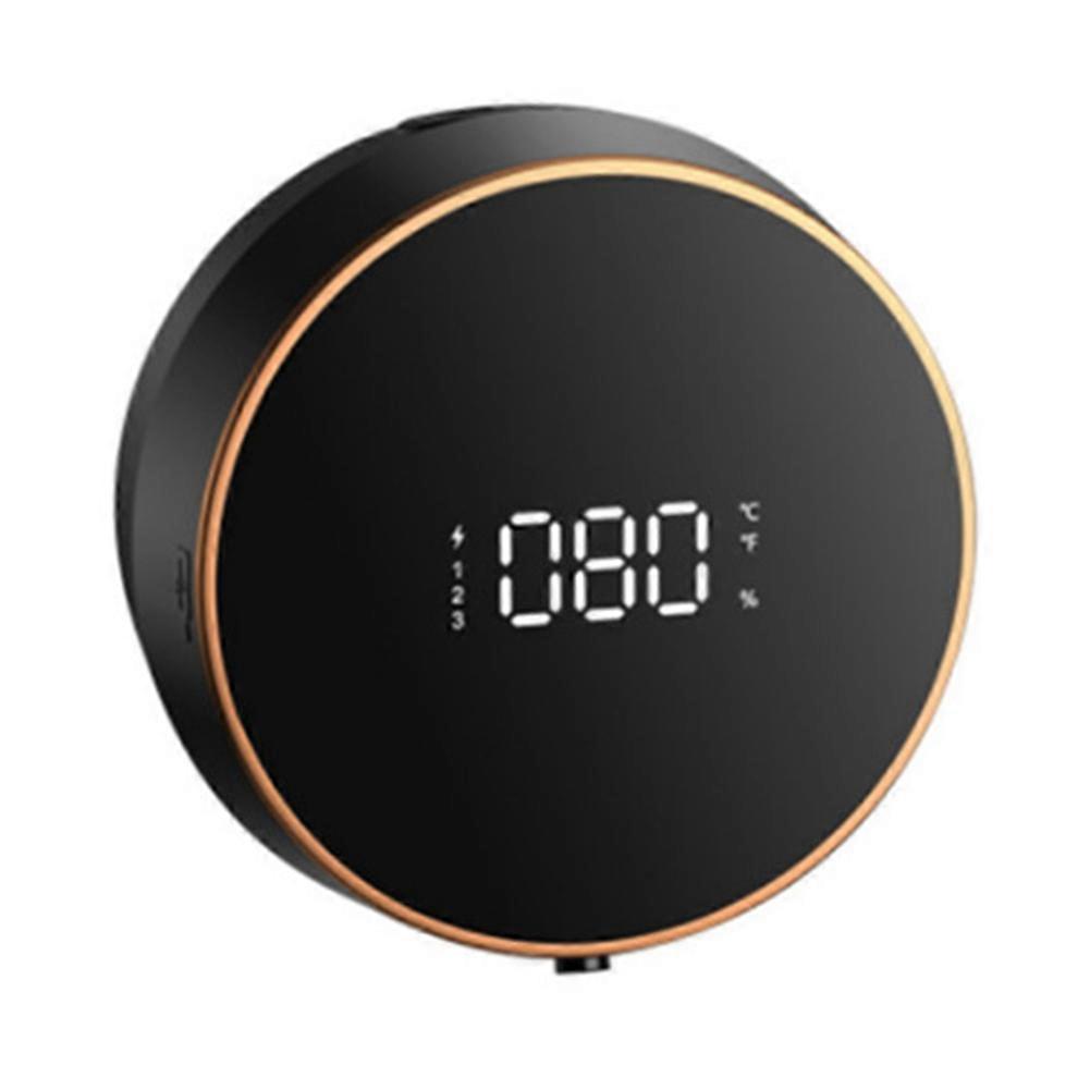 Touchless Automatic Sensor Soap Dispenser Foam Type-C Charging Smart Induction Hand Washer with Temperature Black