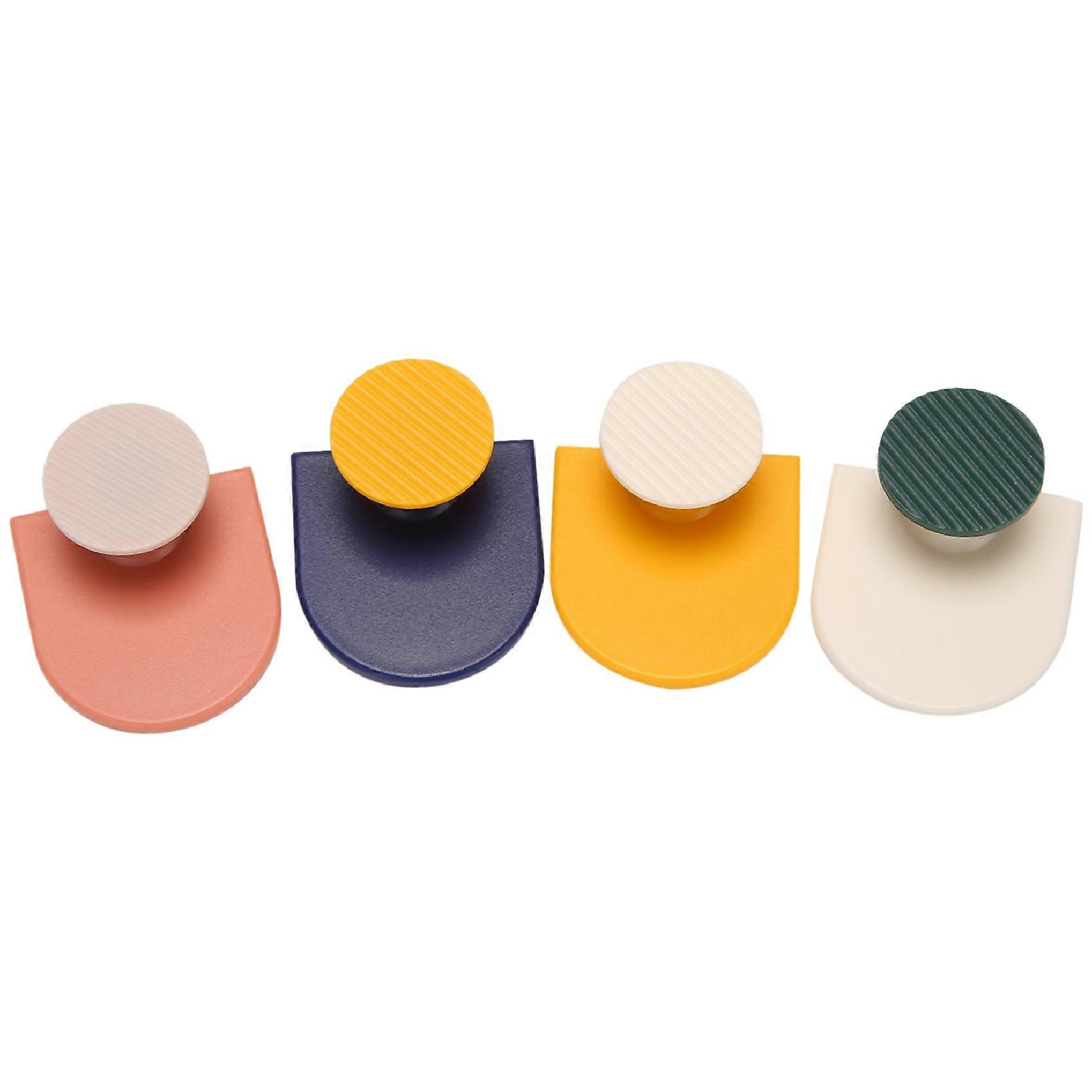 4PCS Wall Hooks for Hanging Adhesive Hooks Kitchen Storage Rack Hook