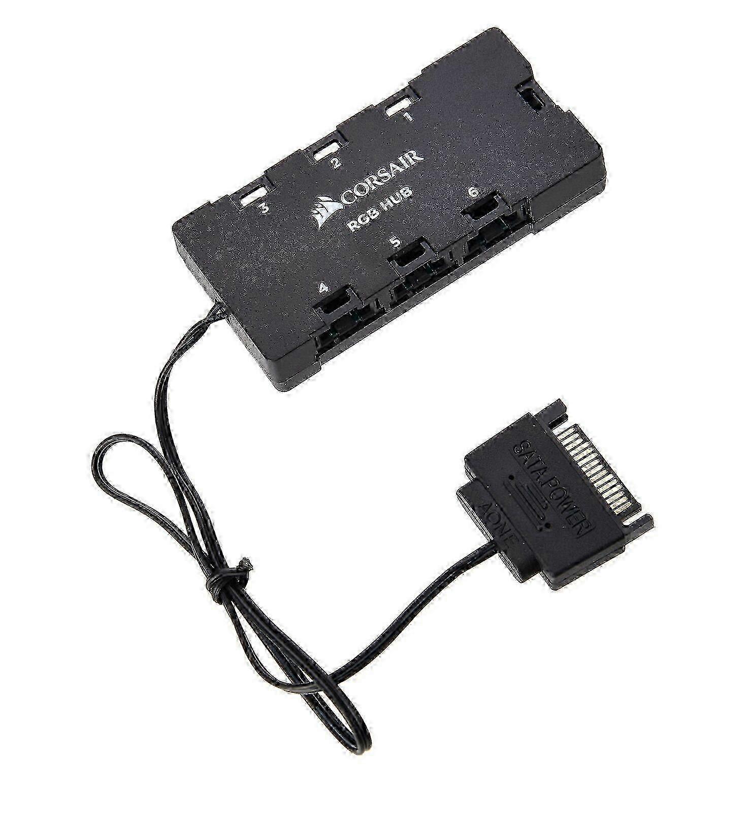 Corsair 6-Port RGB-LED-Lüfter-Hub für Corsair Lighting Node Pro & Commander Pro