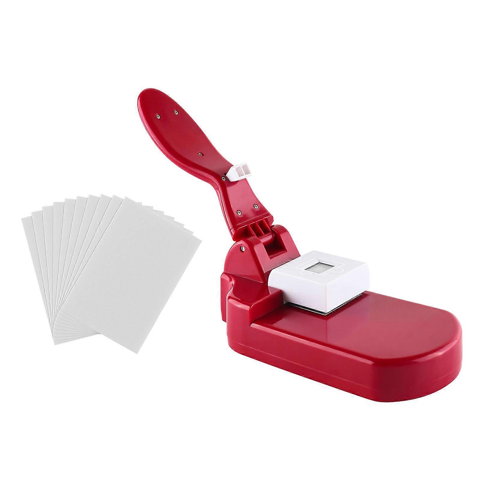 Jigsaws Puzzle Making Machine Jigsaws Puzzle Maker Puzzle Maker Machine Cutter for Arts Crafts Making Interactive Toy  Red