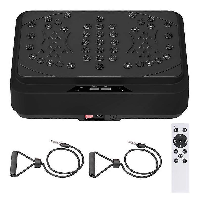 Full Body Vibration Plate (450LBS+ Capacity) �C Home Gym Kit with Bands, Activates Muscles, Burns Fat