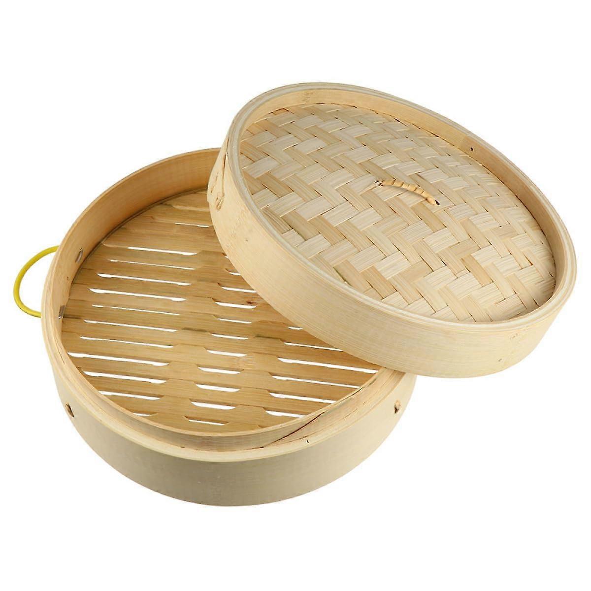 Steamer Basket with Lid and Handles for Dumplings Vegetables Seafood and Meat Cooking