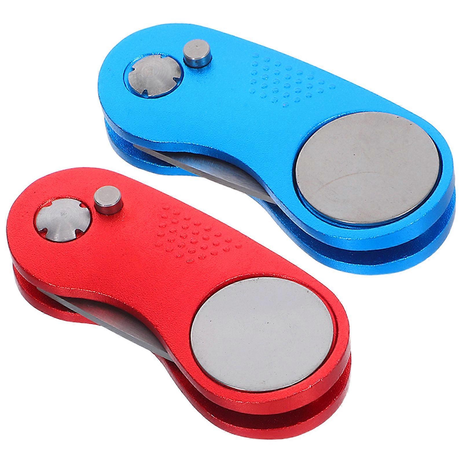 Spring Mechanism Golf Divot Tool 6 Pcs Portable Design For Turf Repair And Golf Course Use Durable Aluminum Alloy