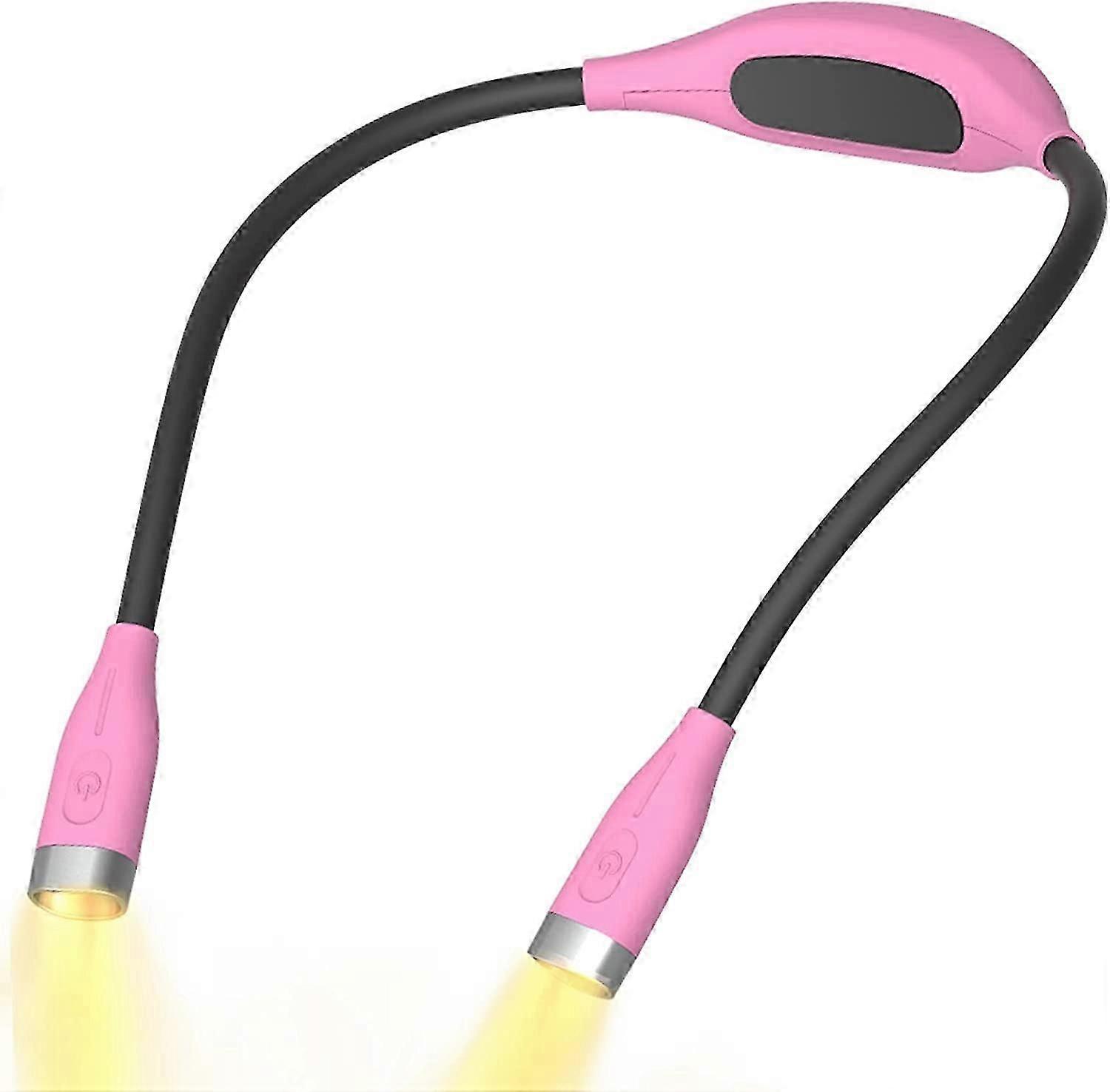 LED Neck Reading Light, Rechargeable Book Light for Reading in Bed,3 Brightness, Hands Free, USB-C Fast Charge