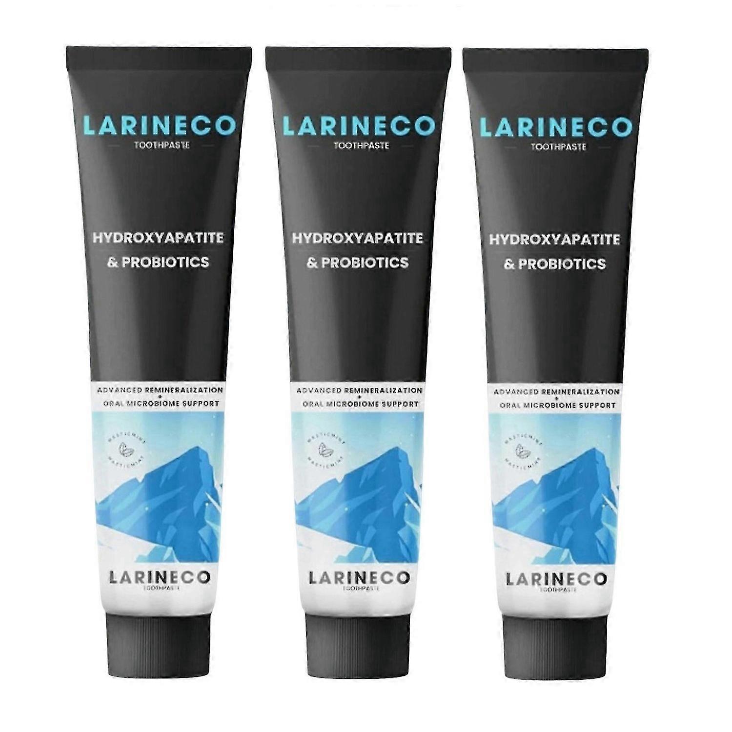 for 3X Larineco Remineralizing Toothpaste, Fluoride-Free Nano Hydroxyapatite Toothpaste, Advanded En