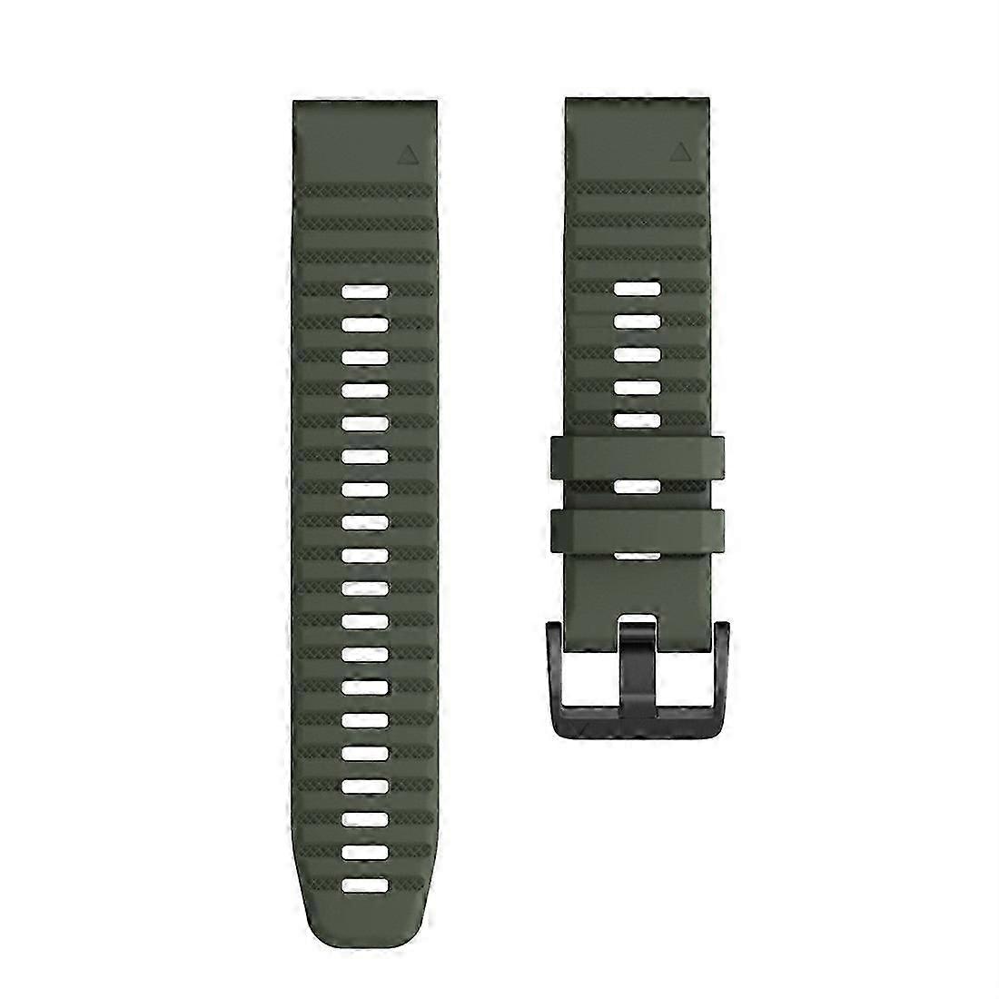 For Garmin Fenix 6X 26mm Silicone Strap