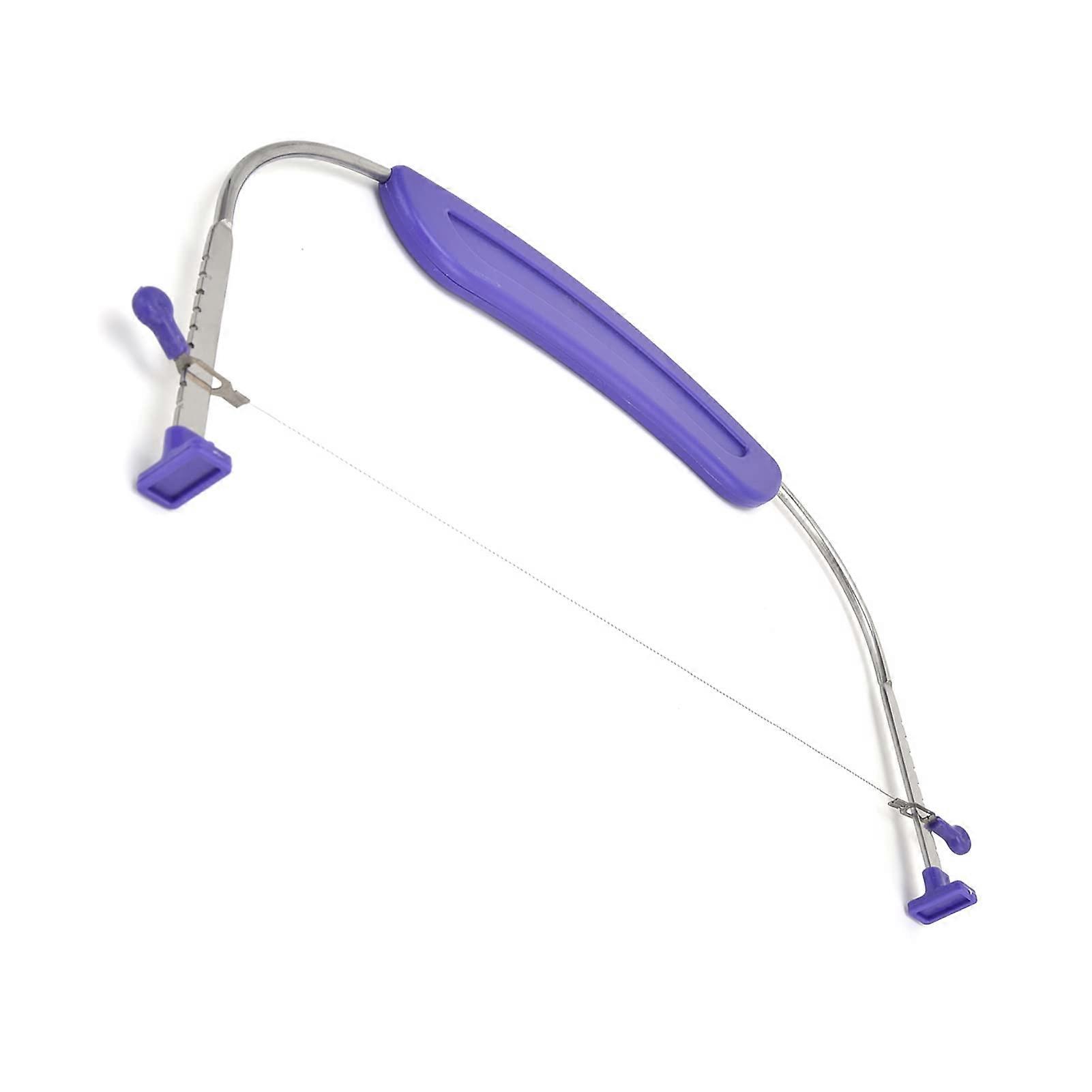 Cake Slicer Cutter Adjustable Stainless Steel Leveler with Anti‑Slip Handle for Baking