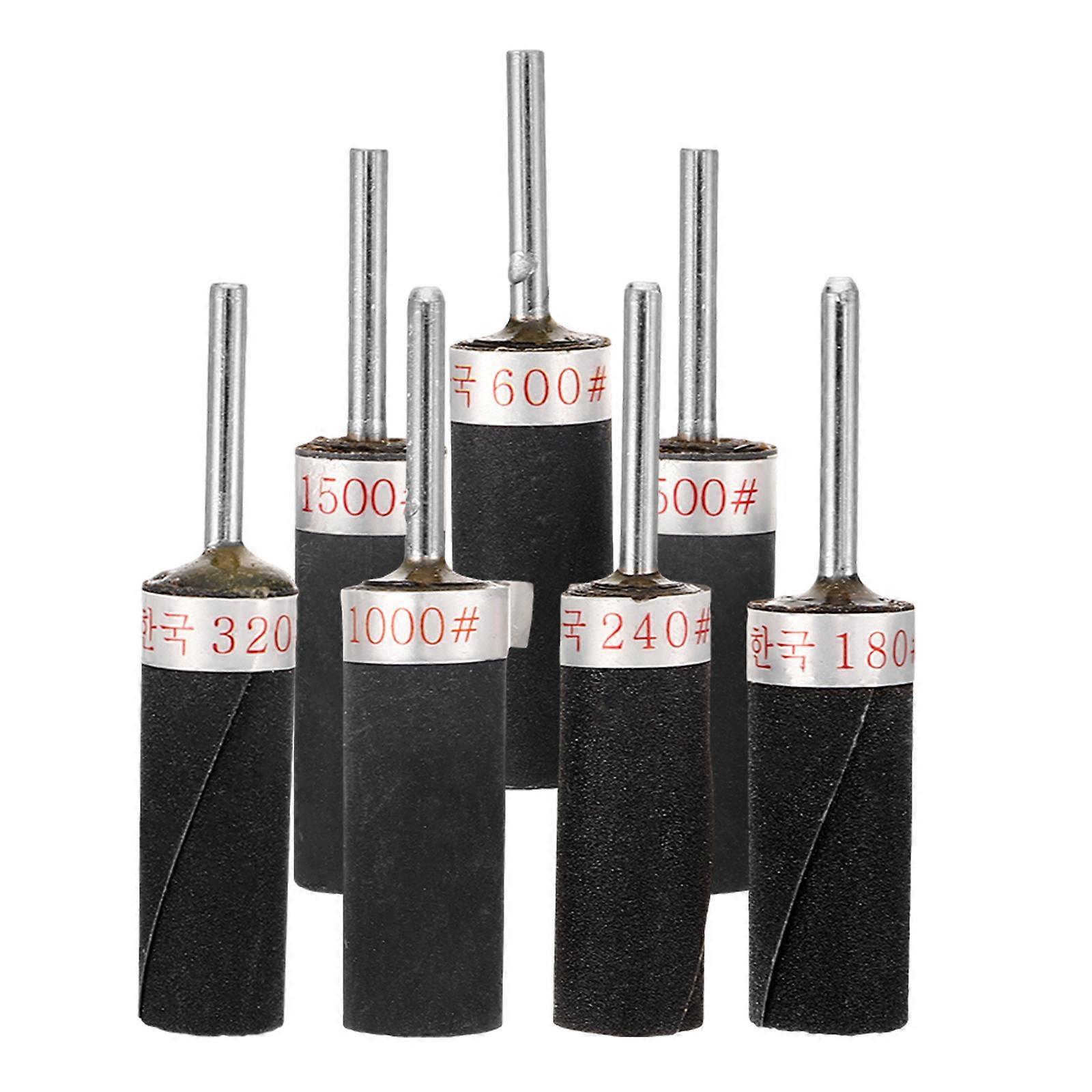 6pcs Sandpaper Roll Set for Drum Polishers Rotary Tool Drill Bit Supplies