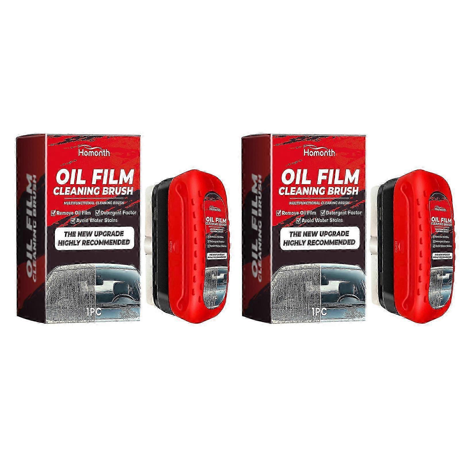 Car Glass Oil Film Remover Brush Anti Rain Fog Cleaning Tool For Windshield Maintenance