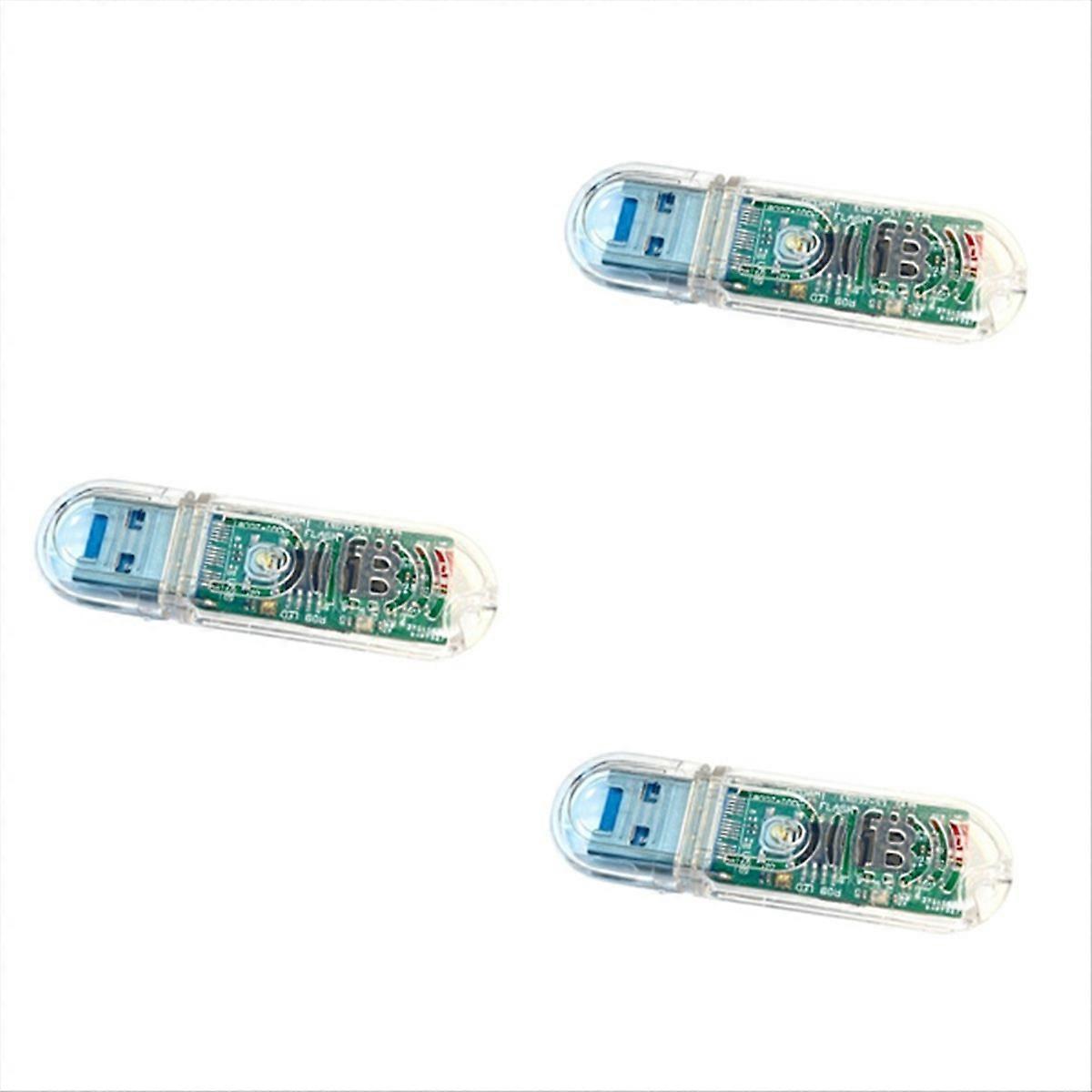 3pcs v3 btc miner silencieux machine usb LV03 74KH/S