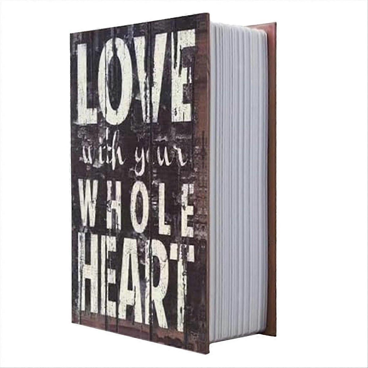 Decorative Book Safe Box with Key Lock,A