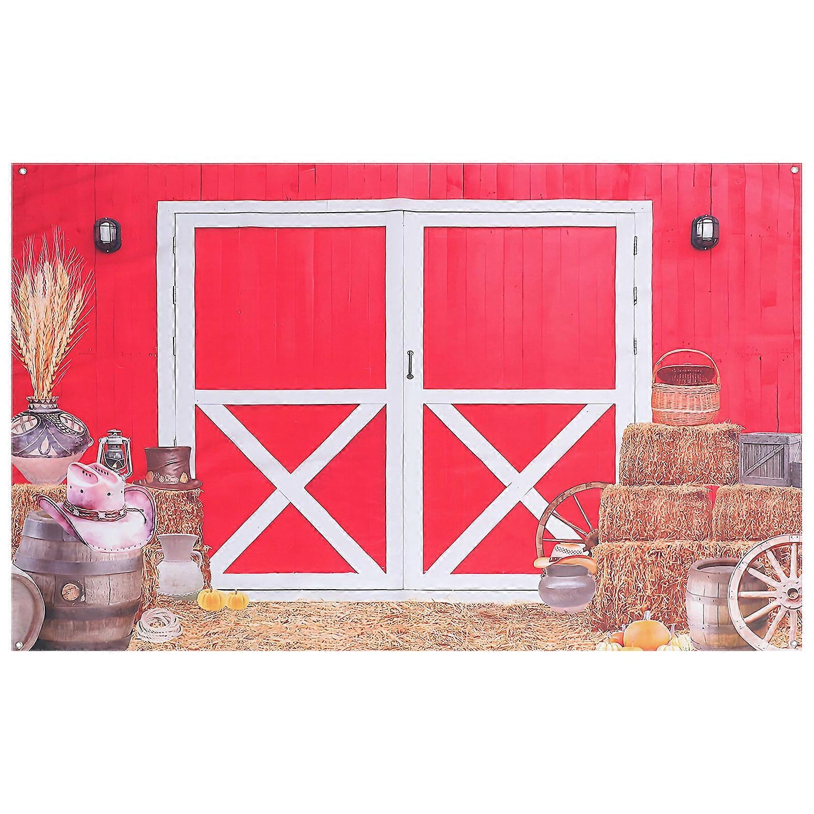Photography Backdrop Barn Door Backdrop for Western Rustic Decoration