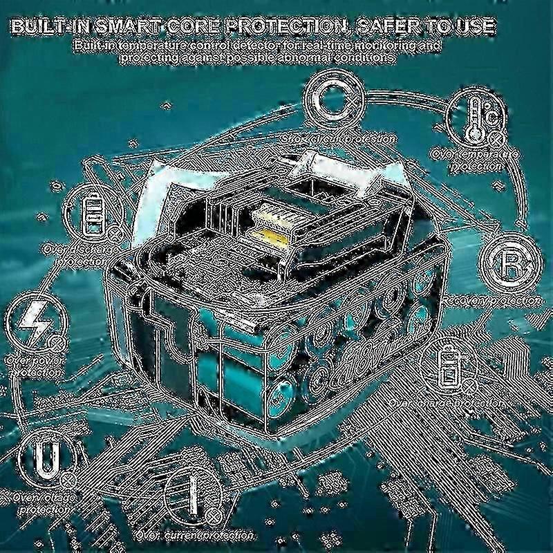 2 Pack For Makita 18V LXT 6.0Ah Li-ion Battery BL1850B BL1830B BL1860B Cordless Tool Replacement