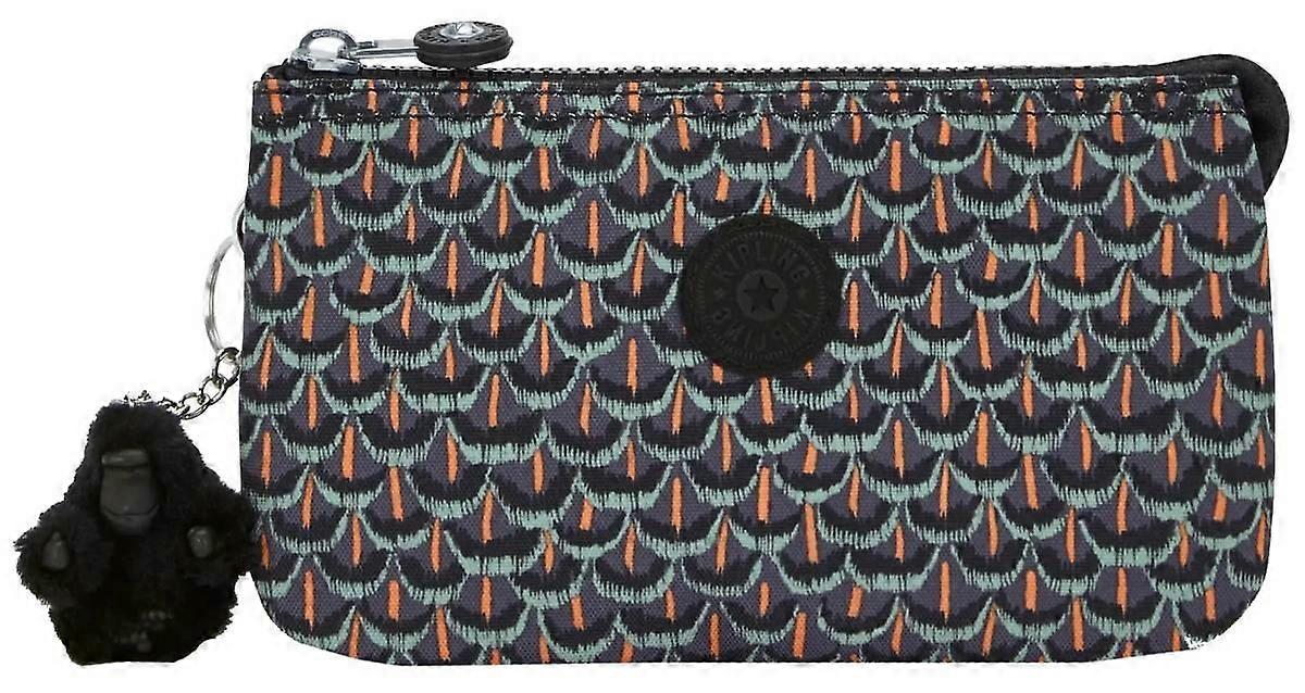 Kipling Creativity Large Pouch - Geo Feather Black